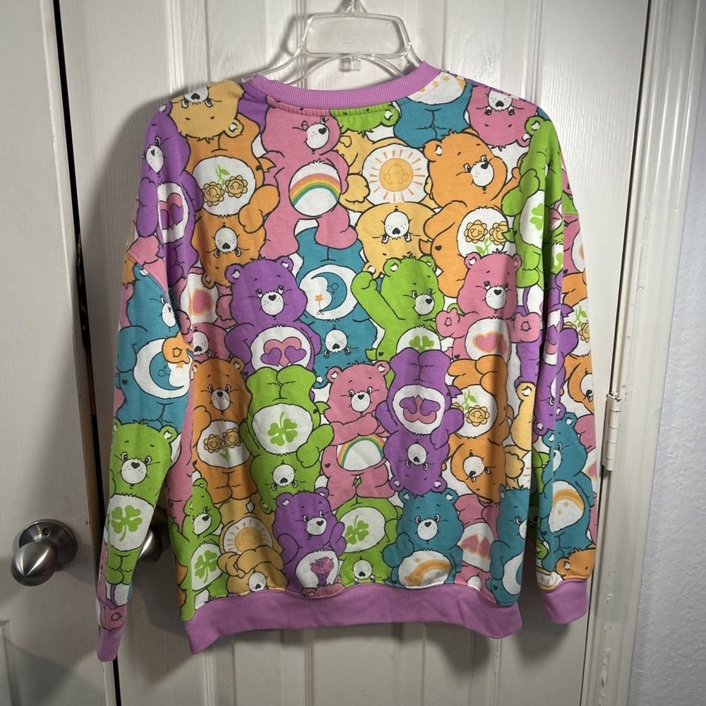 CARE BEARS Hybrid Apparel Size M Multicolor Sweatshirt Women's - Picture 4 of 4